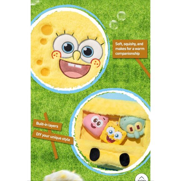 Pop Mart Sponge Bob Yellow 2 Way Backpack NWT main image 5